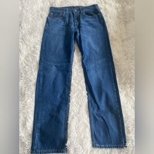 Levi's Men's Straight Jeans in Deep Blue